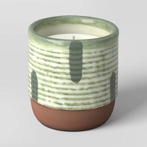 Threshold Ceramic Citronella Outdoor Candle Green